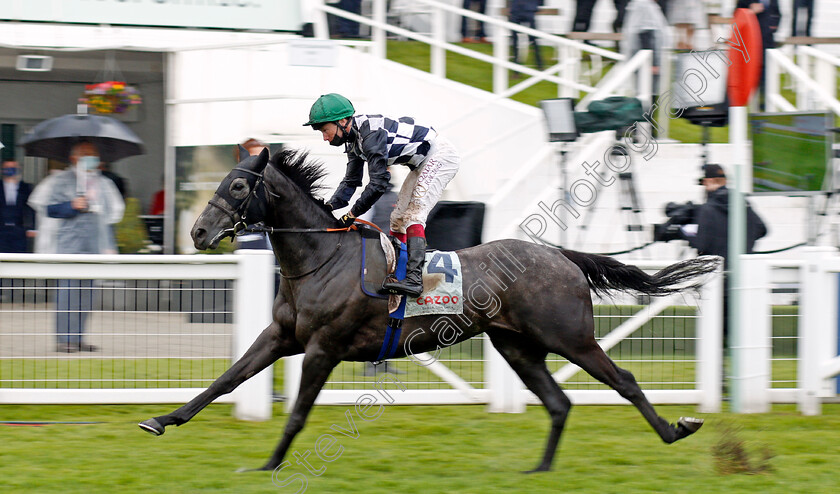 Blue-Cup-0003 
 BLUE CUP (Oisin Murphy) wins The Cazoo Handicap
Epsom 4 Jun 2021 - Pic Steven Cargill / Racingfotos.com