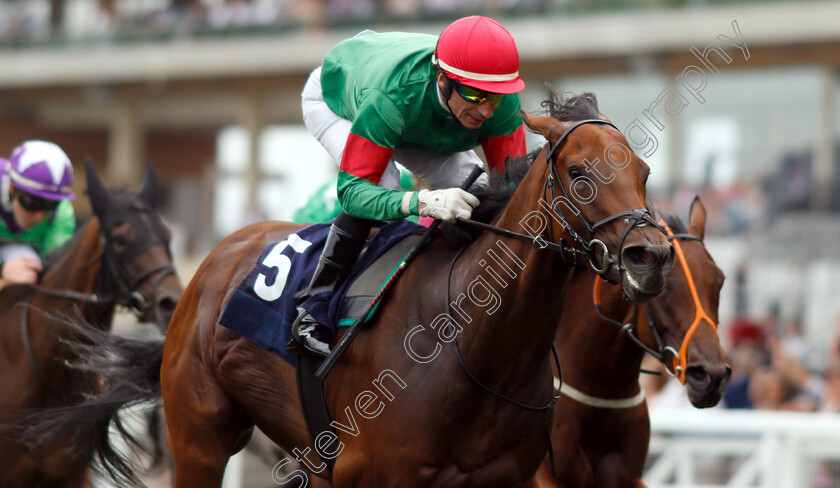 Texting-0006 
 TEXTING (Gerald Mosse) wins The Sarah Chandler October Club Supporting SIA Fillies Handicap
Ascot 26 Jul 2019 - Pic Steven Cargill / Racingfotos.com