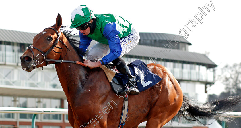 Glentaneous-0004 
 GLENTANEOUS (Ryan Moore) wins The Play Ladbrokes 5-A-Side On Football Novice Stakes
Lingfield 27 Feb 2021 - Pic Steven Cargill / Racingfotos.com