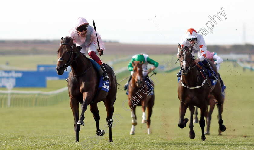 Too-Darn-Hot-0009 
 TOO DARN HOT (Frankie Dettori) wins The Darley Dewhurst Stakes
Newmarket 13 Oct 2018 - Pic Steven Cargill / Racingfotos.com