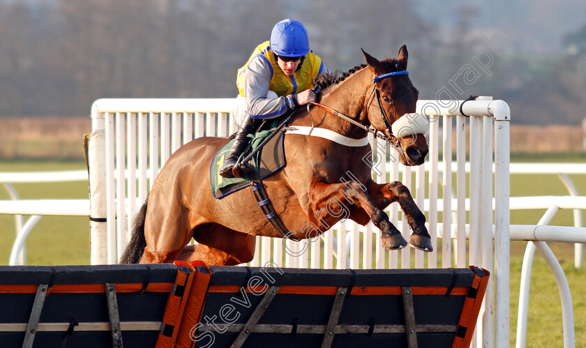 Minella-Trump-0001 
 MINELLA TRUMP (Brian Hughes) on his way to disqualification in the tote's Back Novices Hurdle 
Bangor-On-Dee 7 Feb 2020 - Pic Steven Cargill / Racingfotos.com