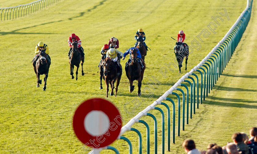 Mountain-Song-0006 
 MOUNTAIN SONG (right, William Buick) beats CHOISYA (centre) in The Every Race Live On Racing TV Fillies Handicap
Newmarket 25 Oct 2023 - Pic Steven Cargill / Racingfotos.com