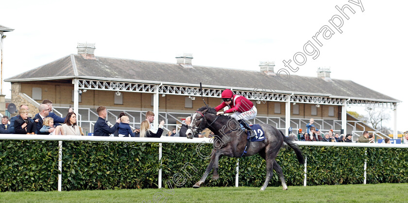 Theoryofeverything-0006 
 THEORYOFEVERYTHING (Robert Havlin) wins The Made In Doncaster St Leger Novice Stakes
Doncaster 2 Apr 2023 - Pic Steven Cargill / Racingfotos.com