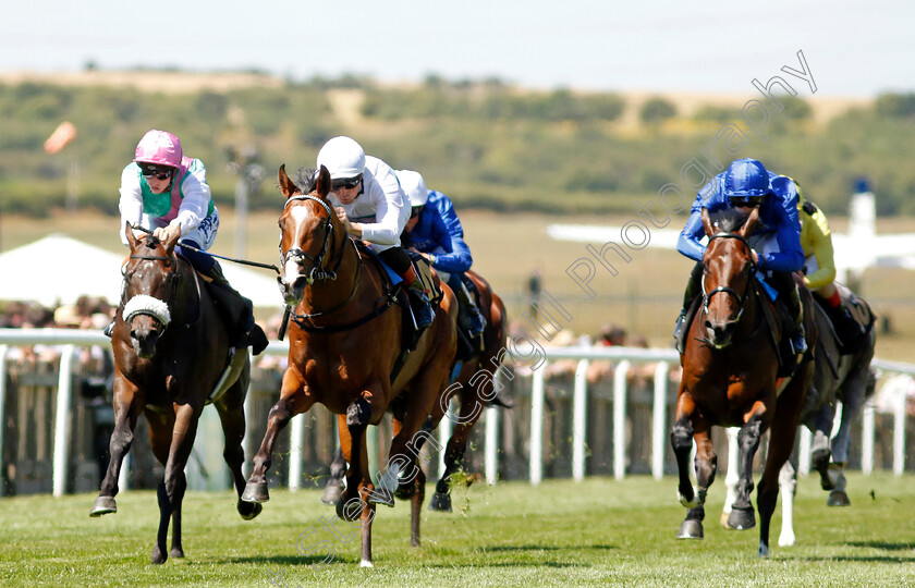 Epictetus-0003 
 EPICTETUS (Martin Harley) beats LEADMAN (left) in The Weatherbys British EBF Maiden Stakes
Newmarket 8 Jul 2022 - Pic Steven Cargill / Racingfotos.com