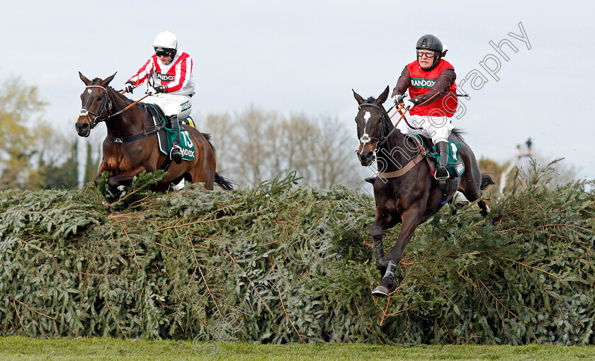 Cat-Tiger-and-Latenightpass-0001 
 CAT TIGER (right, David Maxwell) with LATENIGHTPASS (left, Gina Andrews)
Aintree 8 Apr 2021 - Pic Steven Cargill / Racingfotos.com