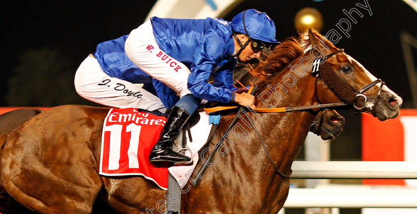 Hawkbill-0001 
 HAWKBILL (William Buick) wins The Dubai City Of Gold Meydan Dubai 10 Mar 2018 - Pic Steven Cargill / Racingfotos.com