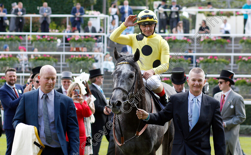 Defoe-0009 
 DEFOE (Andrea Atzeni) after The Hardwicke Stakes
Royal Ascot 22 Jun 2019 - Pic Steven Cargill / Racingfotos.com