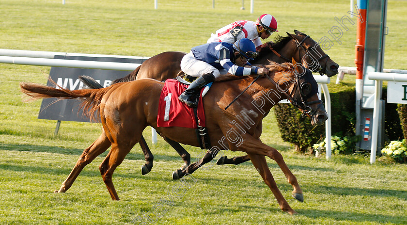 Emmy-Performance-0004 
 EMMY PERFORMANCE (nearside, Joel Rosario) beats COMPETITIONOFIDEAS (farside) in The Maiden Special Weight
Belmont Park 7 Jun 2018 - Pic Steven Cargill / Racingfotos.com