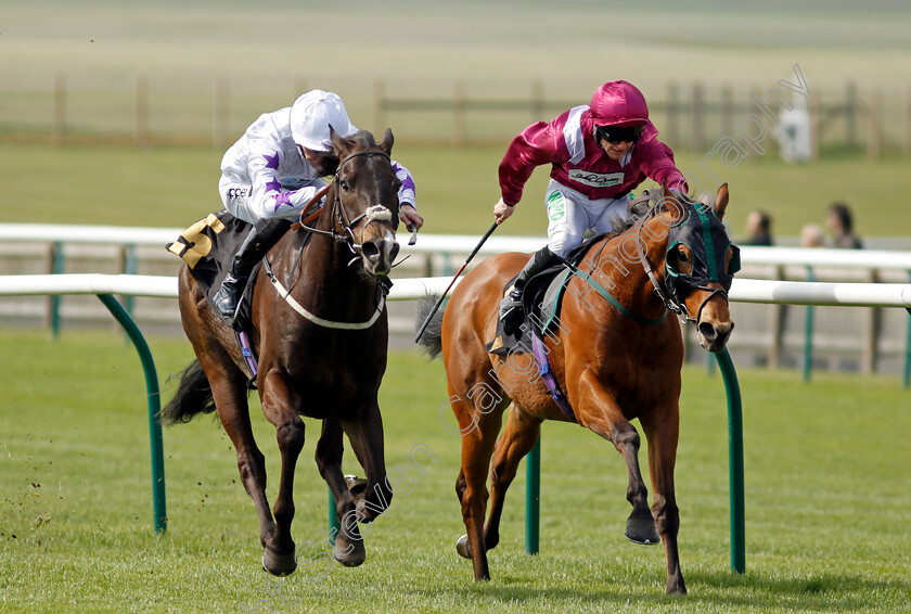 Bopedro-0002 
 BOPEDRO (left, Daniel Tudhope) beats EMPIRESTATEOFMIND (right) in The Close Brothers Handicap
Newmarket 18 Apr 2023 - Pic Steven Cargill / Racingfotos.com