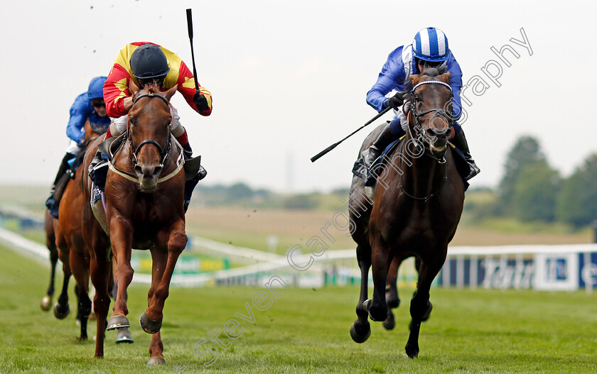 Sir-Ron-Priestley-0005 
 SIR RON PRIESTLEY (left, Franny Norton) beats AL AASY (right) in The Princess Of Wales's Tattersalls Stakes
Newmarket 8 Jul 2021 - Pic Steven Cargill / Racingfotos.com