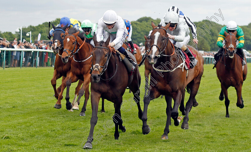 Valley-Forge-0003 
 VALLEY FORGE (centre, David Probert) beats GOLDEN FLAME (right) in The Cazoo Hell Nook Handicap
Haydock 21 May 2022 - Pic Steven Cargill / Racingfotos.com