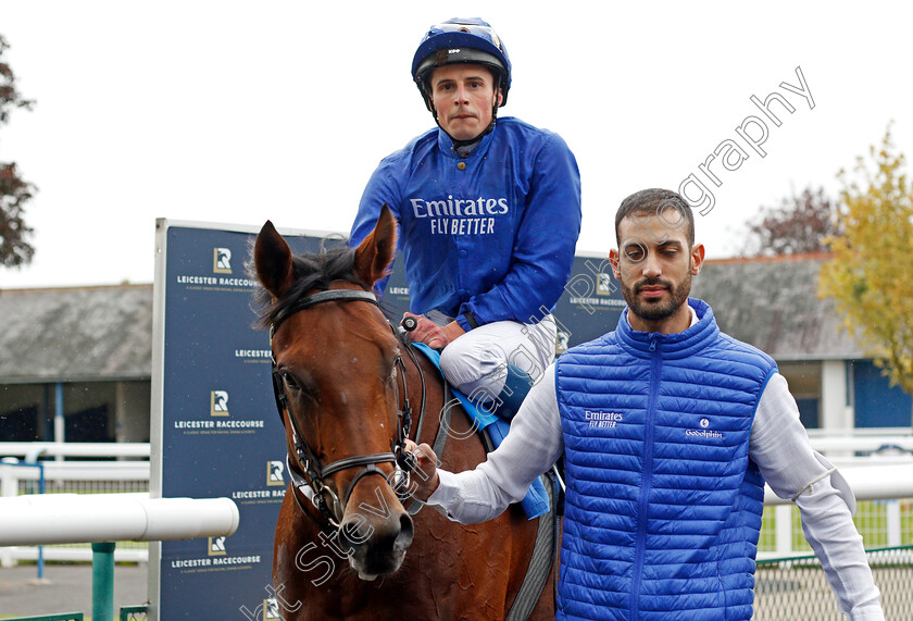 Parlando-0005 
 PARLANDO (William Buick) after winning The British EBF Novice Stakes Div2
Leicester 12 Oct 2021 - Pic Steven Cargill / Racingfotos.com