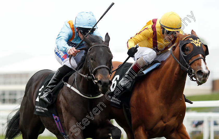 Ventura-Rebel-0008 
 VENTURA REBEL (left, Paul Hanagan) beats LADY PAULINE (right) in The Irish Thoroughbred Marketing Royal Ascot Two-Year-Old Trial Stakes
Ascot 1 May 2019 - Pic Steven Cargill / Racingfotos.com