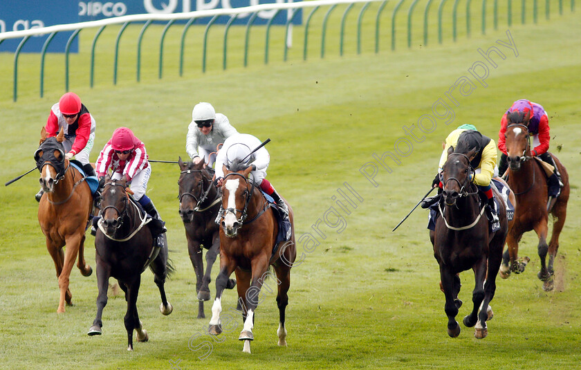 Baghdad-0001 
 BAGHDAD (left, Silvestre De Sousa) beats CORELLI (centre) in The Qatar Racing Handicap
Newmarket 5 May 2019 - Pic Steven Cargill / Racingfotos.com