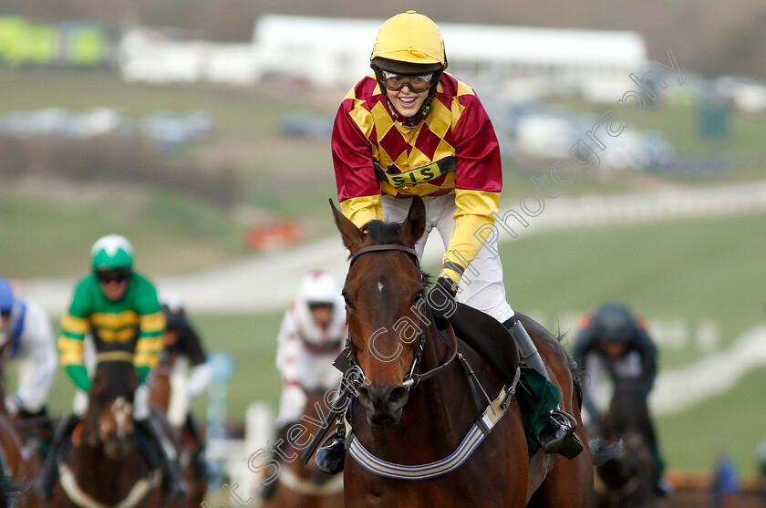 Siruh-Du-Lac-0010 
 SIRUH DU LAC (Lizzie Kelly) wins The Brown Advisory & Merriebelle Stable Plate 
Cheltenham 14 Mar 2019 - Pic Steven Cargill / Racingfotos.com