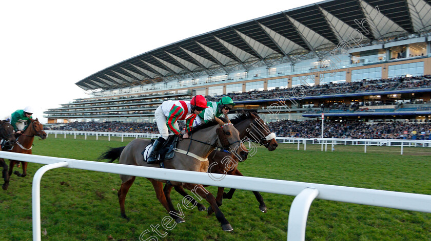 Minella-Daddy-0001 
 MINELLA DADDY (nearside, Sean Bowen) with THOMAS PATRICK (farside) 
Ascot 22 Dec 2018 - Pic Steven Cargill / Racingfotos.com