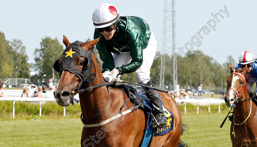 Chilterns-0003 
 CHILTERNS (Nanako Fujita) wins The Women Jockeys' World Cup Leg5 
Bro Park, Sweden 30 Jun 2019 - Pic Steven Cargill / Racingfotos.com