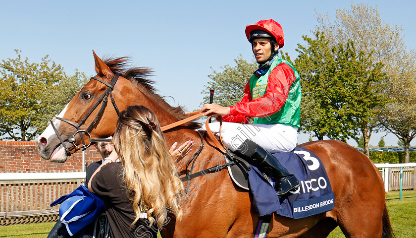 Billesdon-Brook-0016 
 BILLESDON BROOK (Sean Levey) after The Qipco 1000 Guineas Stakes Newmarket 6 May 2018 - Pic Steven Cargill / Racingfotos.com