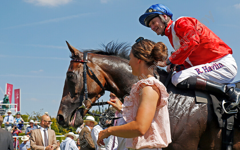 Audience-0007 
 AUDIENCE (Robert Havlin) winner of The HKJC World Pool Lennox Stakes
Goodwood 30 Jul 2024 - Pic Steven Cargill / racingfotos.com