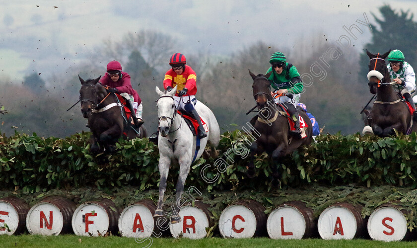 Vanillier,-Mister-Coffey-and-Arizona-Cardinal-0001 
 VANILLIER (centre, Jonathan Burke) with MISTER COFFEY (left) and ARIZONA CARDINAL (2nd right)
Cheltenham 13 Dec 2024 - Pic Steven Cargill / Racingfotos.com