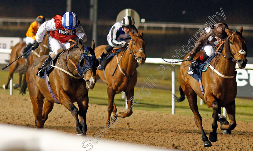 Fire-Fighting-0001 
 FIRE FIGHTING (left, Joe Fanning) beats MATEWAN (right) in The Betway Handicap
Wolverhampton 20 Jan 2020 - Pic Steven Cargill / Racingfotos.com