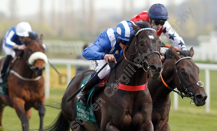 Mohaather-0008 
 MOHAATHER (Jim Crowley) wins The Watership Down Stud Greenham Stakes
Newbury 13 Apr 2019 - Pic Steven Cargill / Racingfotos.com