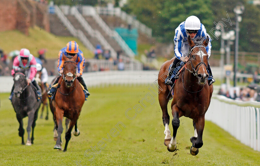 Chief-Ironside-0010 
 CHIEF IRONSIDE (Kieran Shoemark) wins The Deepbridge Capital Maiden Stakes Chester 9 May 2018 - Pic Steven Cargill / Racingfotos.com