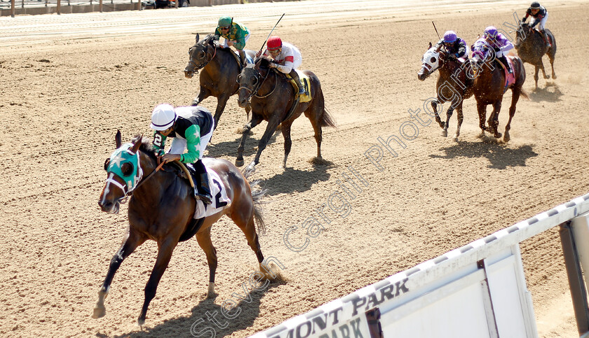 Shamrock-Kid-0005 
 SHAMROCK KID (Luis Saez) wins Allowance
Belmont Park, USA 6 Jun 2019 - Pic Steven Cargill / Racingfotos.com