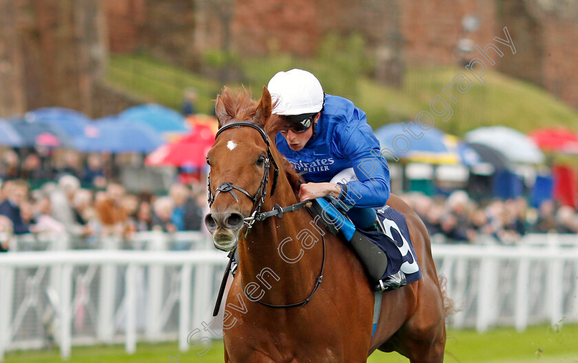 Secret-State-0003 
 SECRET STATE (William Buick) wins The Edinburgh Gin Maiden Stakes
Chester 4 May 2022 - Pic Steven Cargill / Racingfotos.com