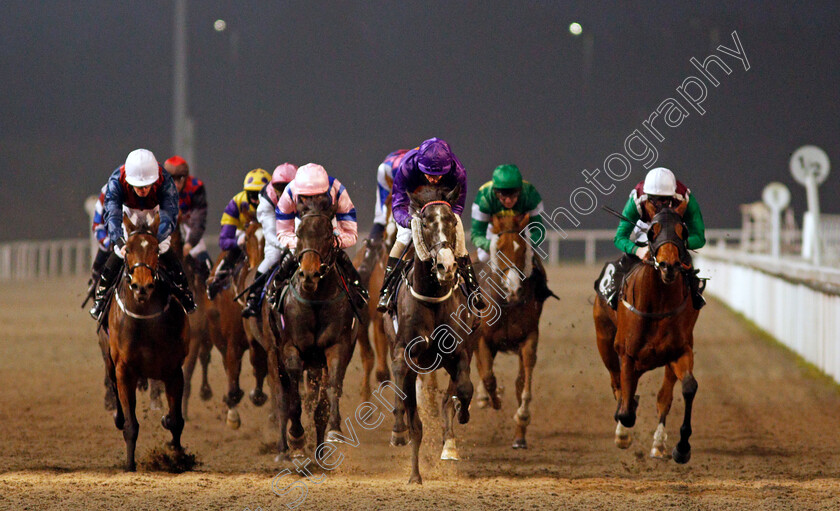 Arthur s-Angel-0001 
 ARTHUR'S ANGEL (centre, David Probert) wins The tote Placepot Your Frsit Bet Nursery Div2
Chelmsford 27 Nov 2020 - Pic Steven Cargill / Racingfotos.com