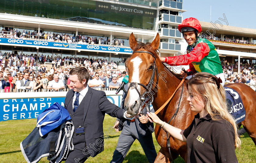 Billesdon-Brook-0018 
 BILLESDON BROOK (Sean Levey) after The Qipco 1000 Guineas Stakes Newmarket 6 May 2018 - Pic Steven Cargill / Racingfotos.com