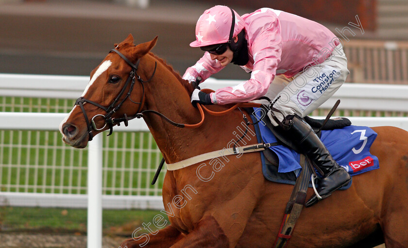 For-Pleasure-0009 
 FOR PLEASURE (Harry Bannister) wins The Sky Bet Supreme Trial Novices Hurdle
Cheltenham 15 Nov 2020 - Pic Steven Cargill / Racingfotos.com