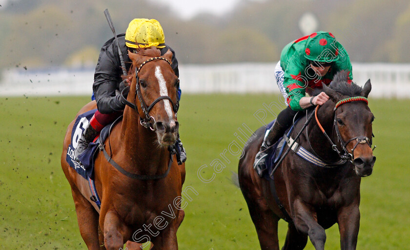 Stradivarius-0010 
 STRADIVARIUS (left, Frankie Dettori) beats OCEAN WIND (right) in The Longines Sagaro Stakes
Ascot 28 Apr 2021 - Pic Steven Cargill / Racingfotos.com