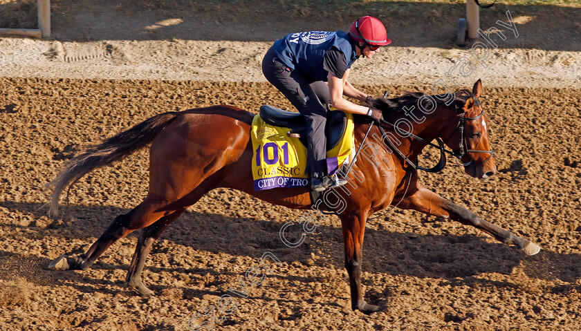 City-Of-Troy-0001 
 CITY OF TROY training for the Breeders' Cup Classic
Del Mar USA 30 Oct 2024 - Pic Steven Cargill / Racingfotos.com