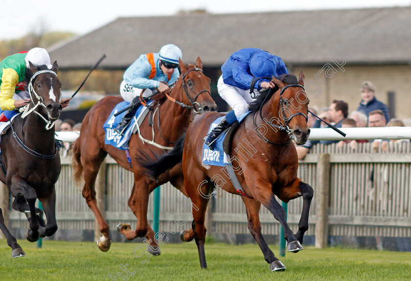 Flying-Honours-0004 
 FLYING HONOURS (William Buick) wins The Godolphin Flying Start Zetland Stakes
Newmarket 8 Oct 2022 - Pic Steven Cargill / Racingfotos.com