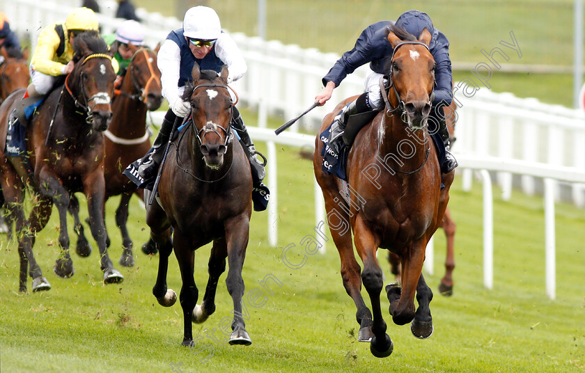 Cape-Of-Good-Hope-0005 
 CAPE OF GOOD HOPE (right, Ryan Moore) beats CAP FRANCAIS (left) in The Investec Blue Riband Trial Stakes
Epsom 24 Apr 2019 - Pic Steven Cargill / Racingfotos.com