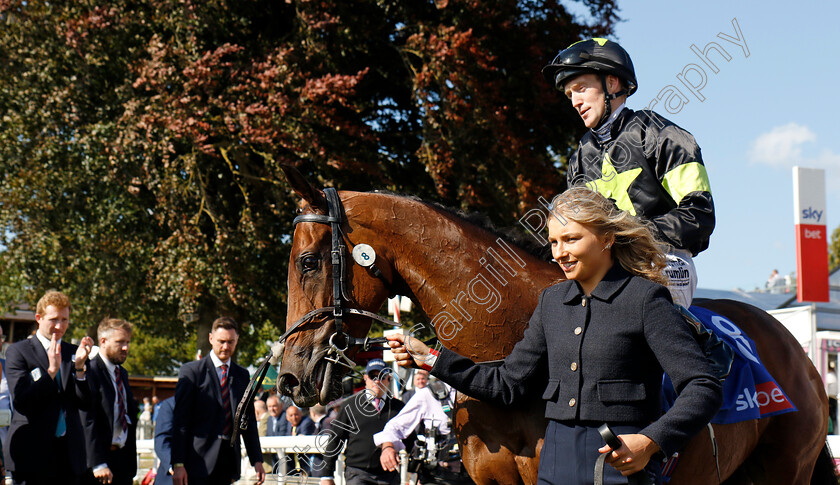 Magical-Zoe-0011 
 MAGICAL ZOE (W J Lee) winner of Sky Bet Ebor Handicap
York 24 Aug 2024 - Pic Steven Cargill / Racingfotos.com