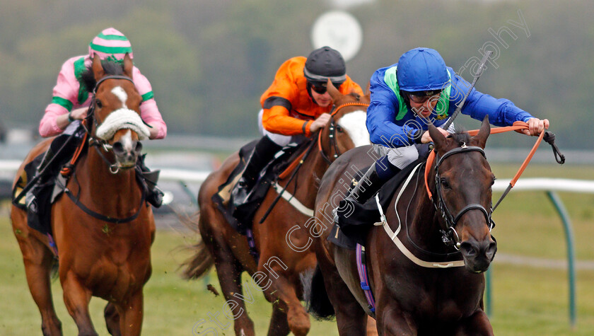 Hochfeld-0004 
 HOCHFELD (Ben Curtis) wins The Visit racingtv.com Handicap
Nottingham 27 Apr 2021 - Pic Steven Cargill / Racingfotos.com