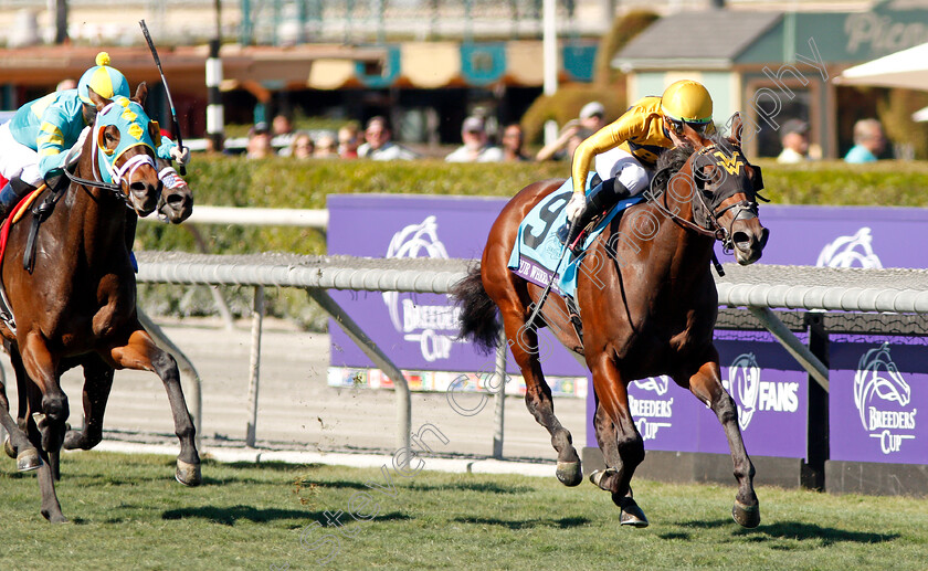 Four-Wheel-Drive-0004 
 FOUR WHEEL DRIVE (Irad Ortiz) wins The Breeders' Cup Juvenile Turf Sprint
Santa Anita USA 1 Nov 2019 - Pic Steven Cargill / Racingfotos.com