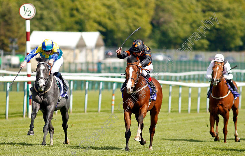 Rohaan-0005 
 ROHAAN (centre, Shane Kelly) beats DRAGON SYMBOL (left) in The Casumo Bet10Get10 Sandy Lane Stakes
Haydock 22 May 2021 - Pic Steven Cargill / Racingfotos.com