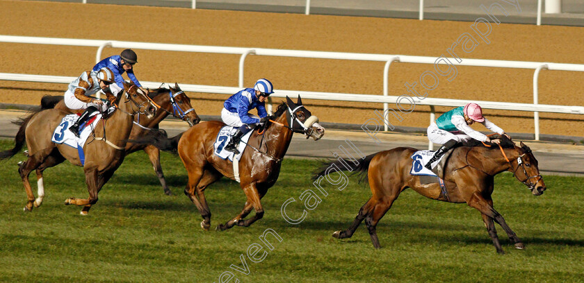 Equilateral-0004 
 EQUILATERAL (James Doyle) beats WAADY (centre) in The Dubai Dash
Meydan 23 Jan 2020 - Pic Steven Cargill / Racingfotos.com