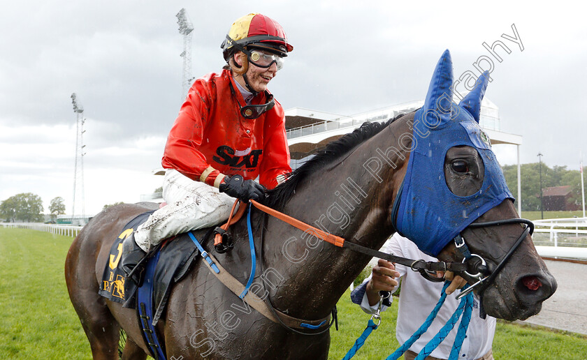 Sublissimo-0005 
 SUBLISSIMO (Sara Vermeersch) after The Lady Jockeys Thoroughbred World Championship Round 4
Bro Park Sweden 5 Aug 2019 - Pic Steven Cargill / Racingfotos.com