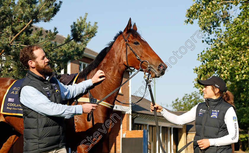 Coolangatta-0014 
 COOLANGATTA with Ciaron Maher, preparing for Royal Ascot
Ascot 14 Jun 2023 - Pic Steven Cargill / Racingfotos.com