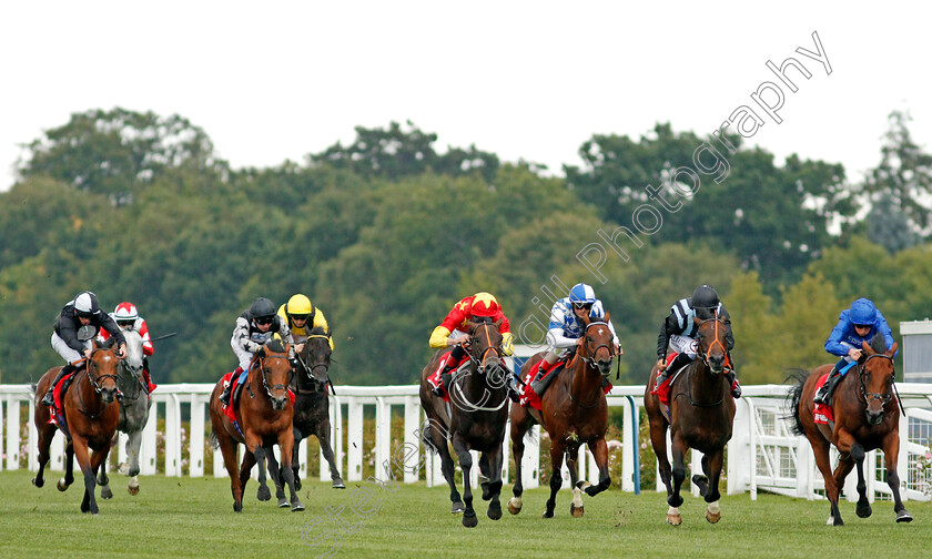 Chindit-0002 
 CHINDIT (2nd right, Pat Dobbs) beats NAVAL CHARM (right) and COBH (centre) in The Betfred TV Pat Eddery Stakes
Ascot 25 Jul 2020 - Pic Steven Cargill / Racingfotos.com