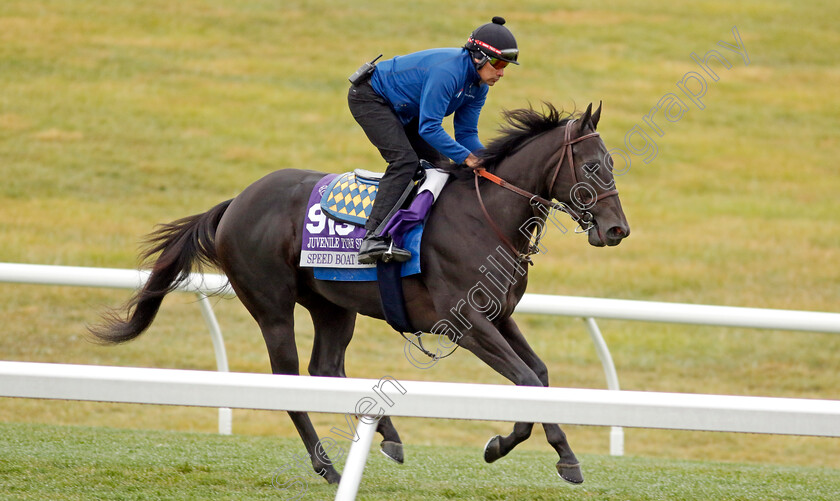 Speed-Boat-Beach-0001 
 SPEED BOAT BEACH training for the Breeders' Cup Juvenile Turf Sprint
Keeneland USA 2 Nov 2022 - Pic Steven Cargill / Racingfotos.com