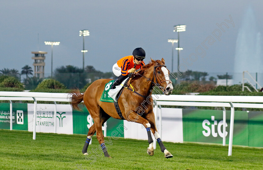 Starcat-0003 
 STARCAT (Yuga Kawada) wins The International Jockeys Challenge R4 
King Abdulaziz Racecourse, Kingdom of Saudi Arabia, 24 Feb 2023 - Pic Steven Cargill / Racingfotos.com