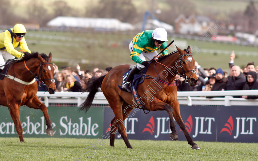 Defi-Du-Seuil-0001 
 DEFI DU SEUIL (Barry Geraghty) wins The JLT Novices Chase
Cheltenham 14 Mar 2019 - Pic Steven Cargill / Racingfotos.com