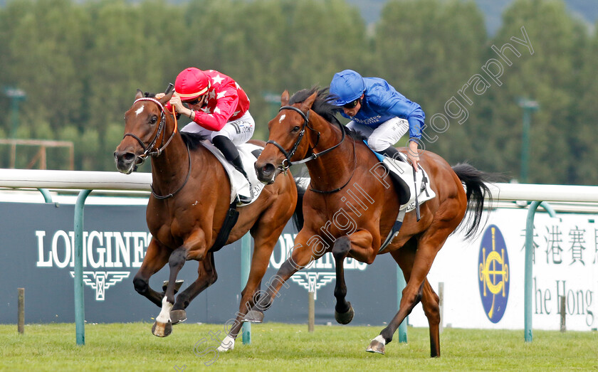 Bold-Act-0004 
 BOLD ACT (right, William Buick) beats WOODCHUCK (left) in The Prix Nureyev
Deauville 13 Aug 2023 - Pic Steven Cargill / Racingfotos.com