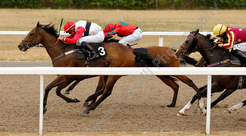 Mezmaar-0005 
 MEZMAAR (Gary Mahon) wins The Hills Prospect Champagne Supanova Apprentice Handicap
Chelmsford 24 Jul 2018 - Pic Steven Cargill / Racingfotos.com