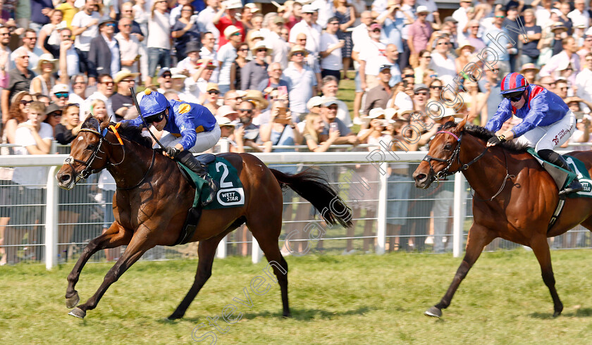 Fantastic-Moon-0004 
 FANTASTIC MOON (Rene Piechulek) wins The Wettstar.de 154. Grosser Preis Von Baden
Baden Baden 1 Sep 2024 - Pic Steven Cargill / Racingfotos.com